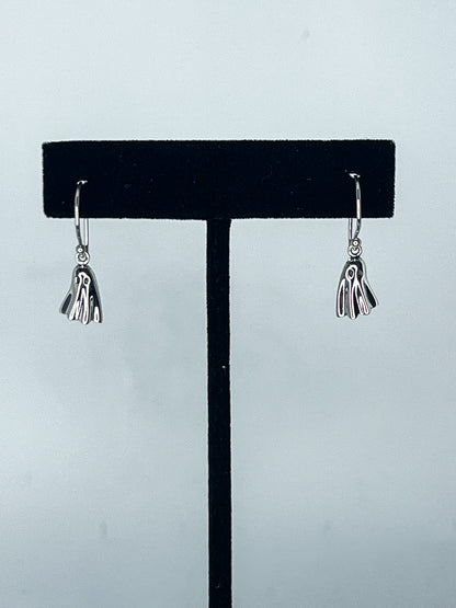 3D Ghost Dangle Earrings