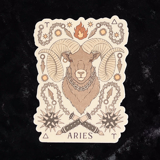 Aries Symbol Sticker