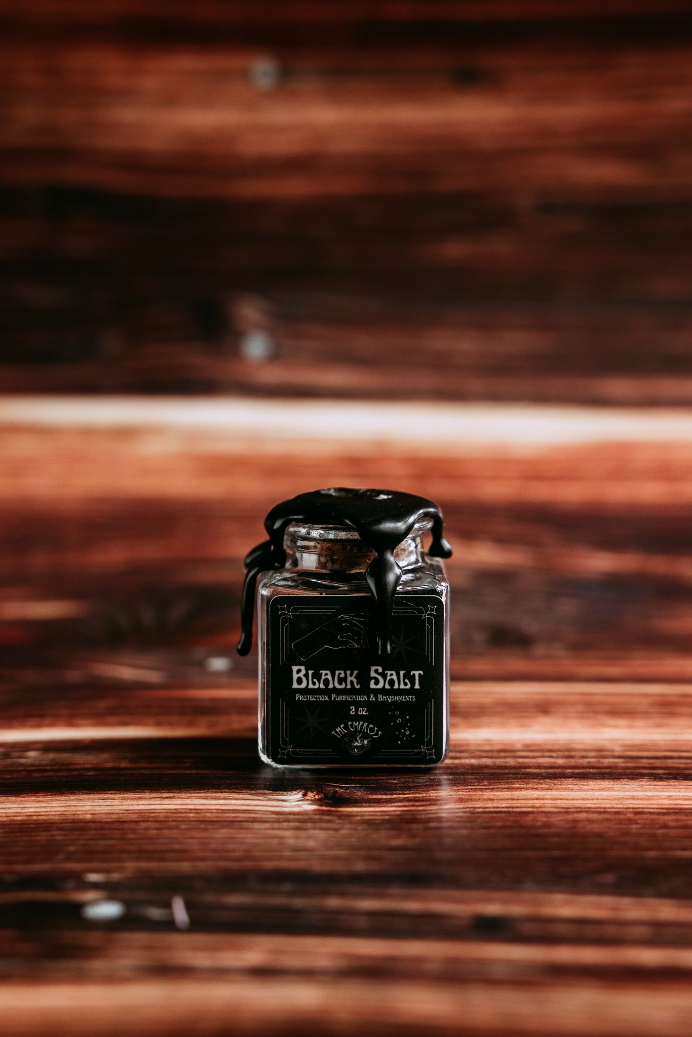 Black Salt Jar