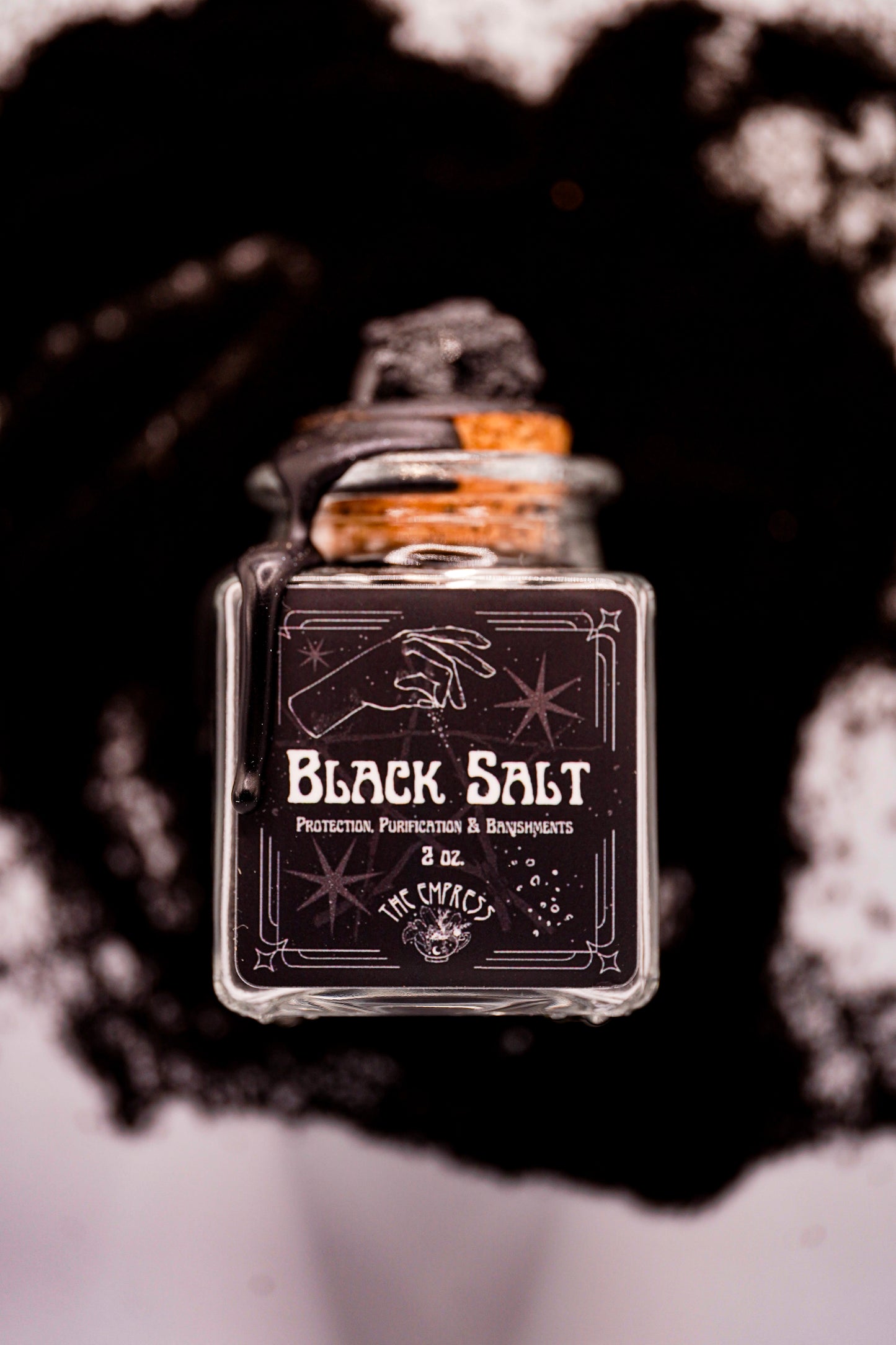 Black Salt Jar