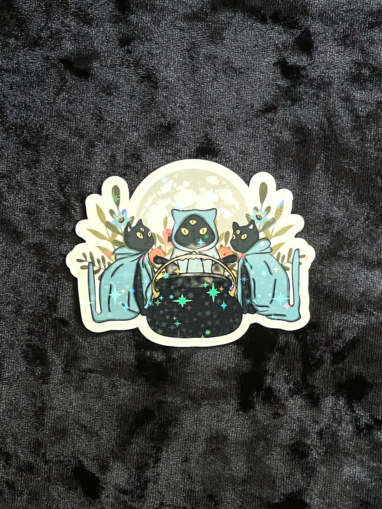 Black Cat Coven Sticker