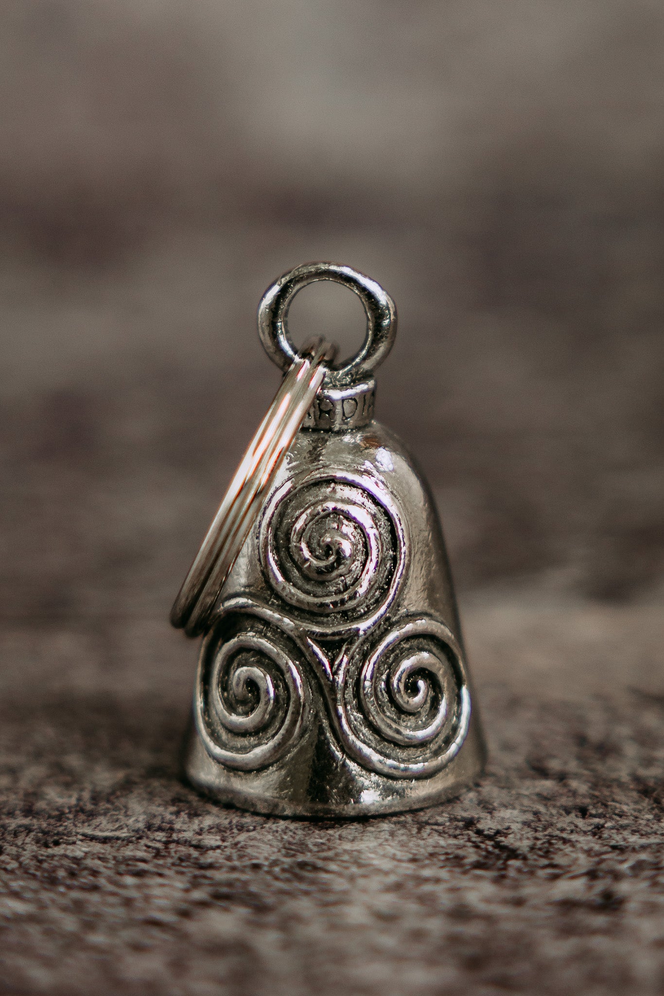 Celtic Swirl Triskele Guardian Bell