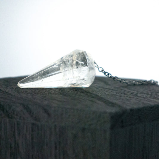 Clear Quartz Pendulum