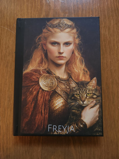 Freyja Norse Goddess Hardcover Journal