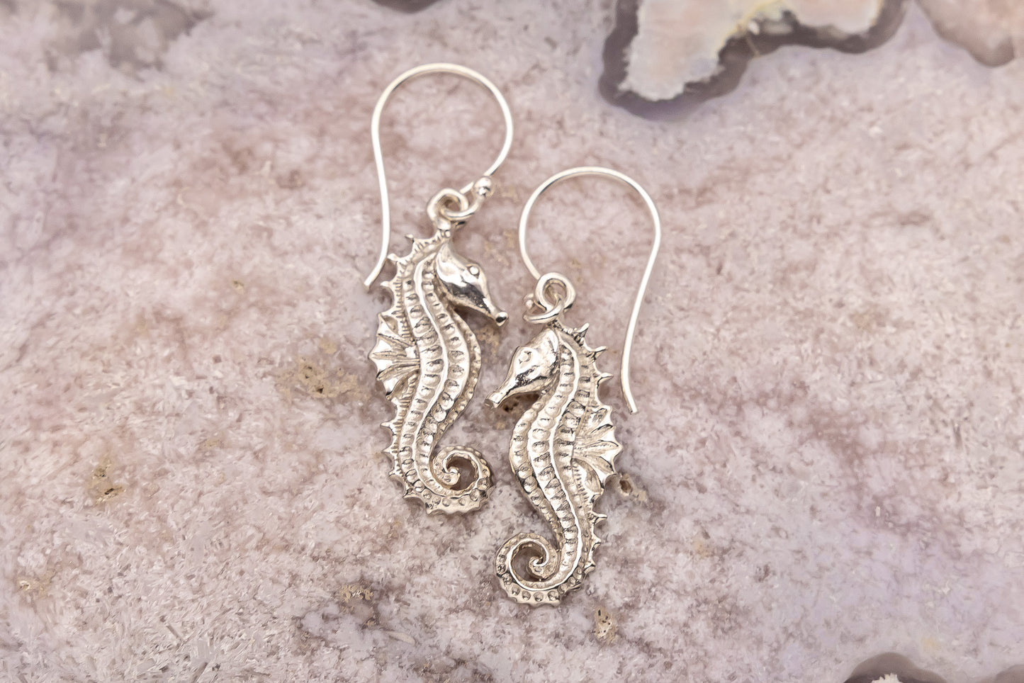 Large Seahorse Earrings