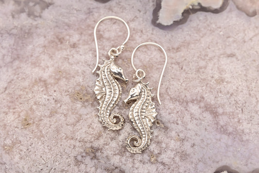 Large Seahorse Earrings