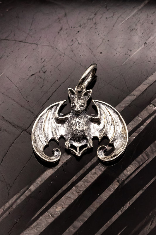 Open Winged Bat Pendant