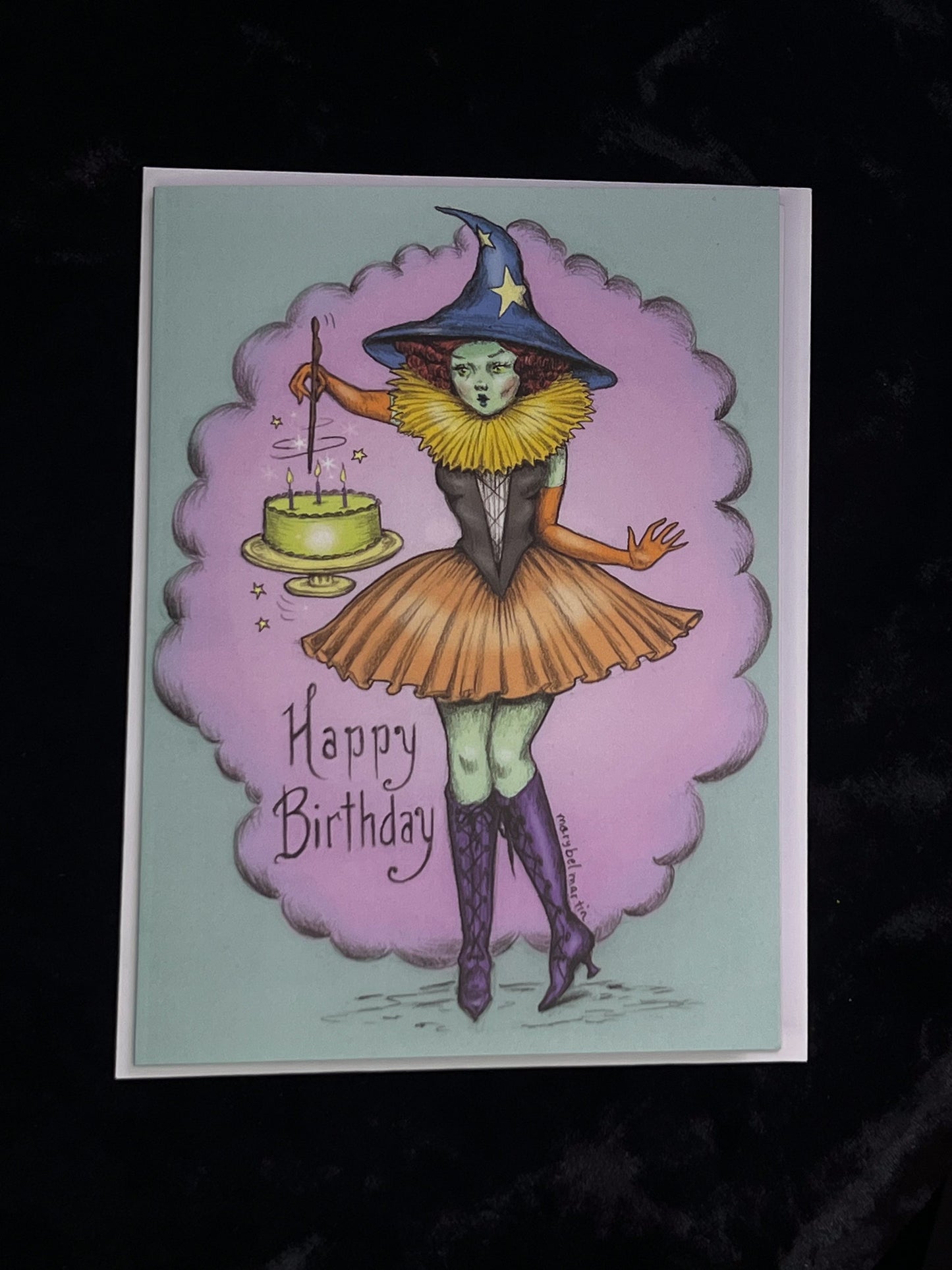 Happy Birthday Witch! Blank Greeting Card