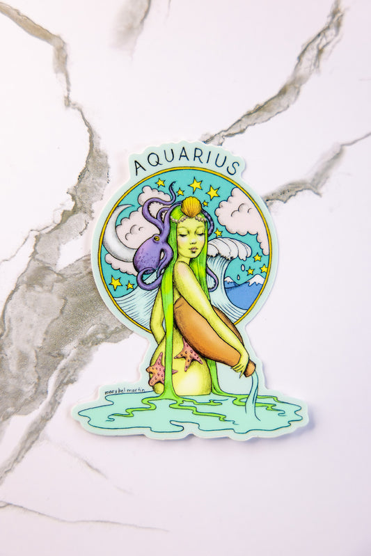 Aquarius Sticker