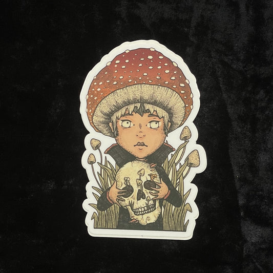 Mushroom Boy Sticker