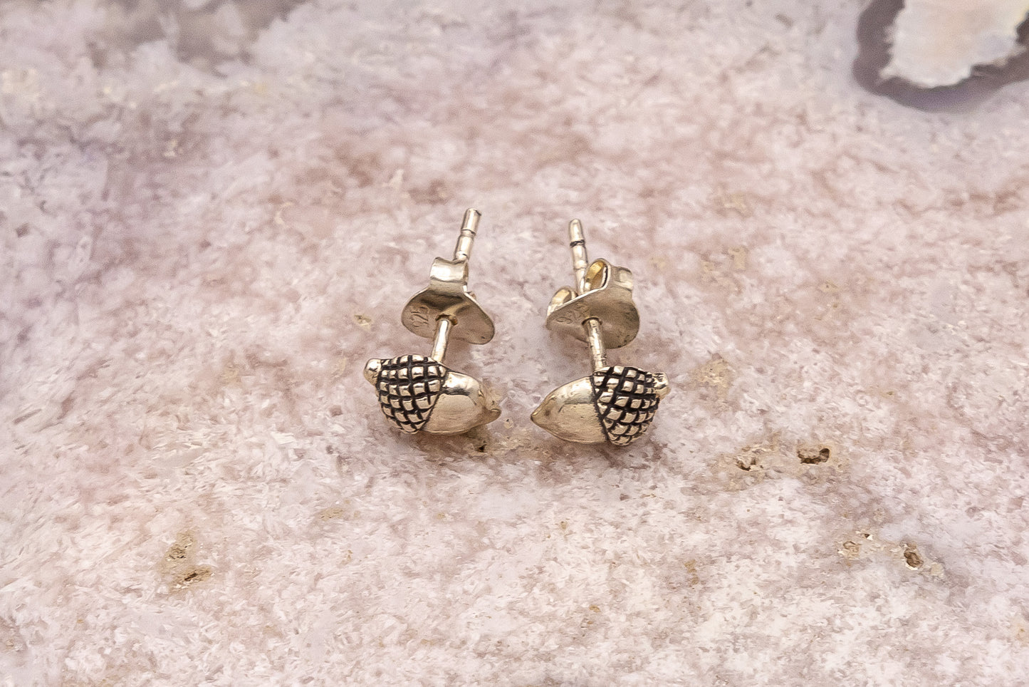 Acorn Post Earrings