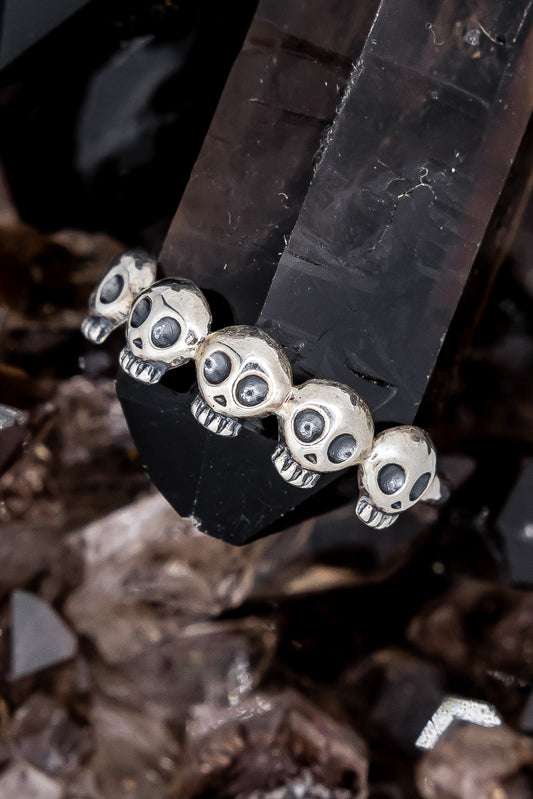 Skull Band Ring