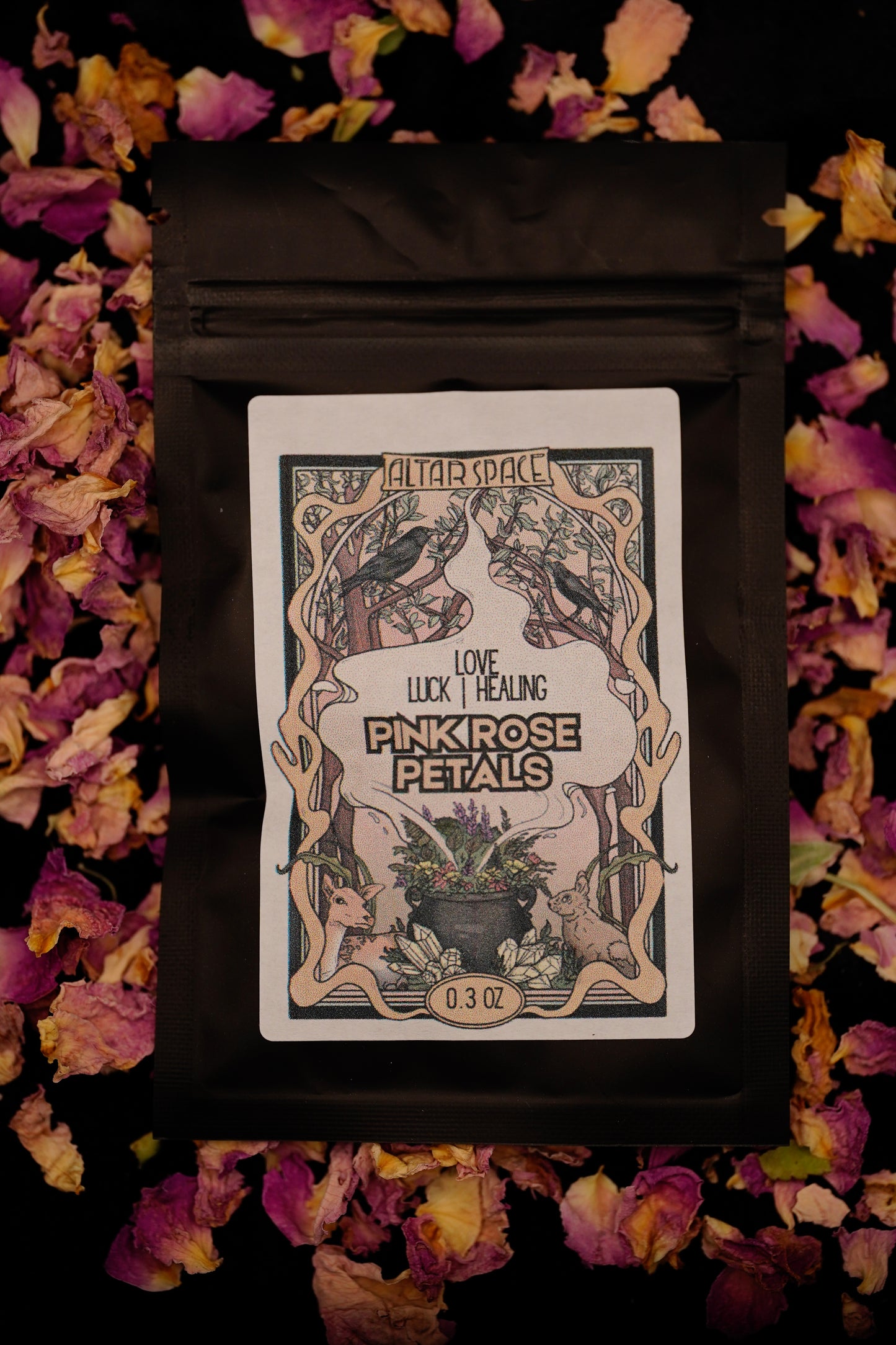 Pink Rose Petals Herb Pack