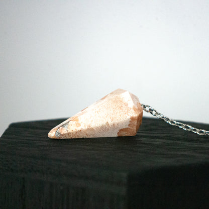 Pink Scolecite Pendulum