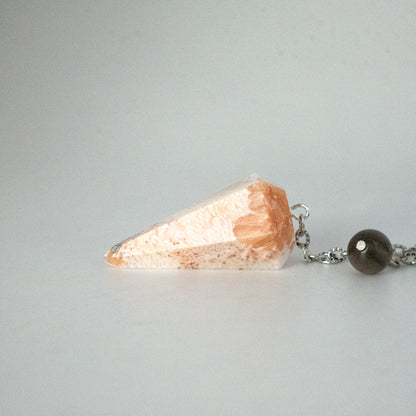 Pink Scolecite Pendulum