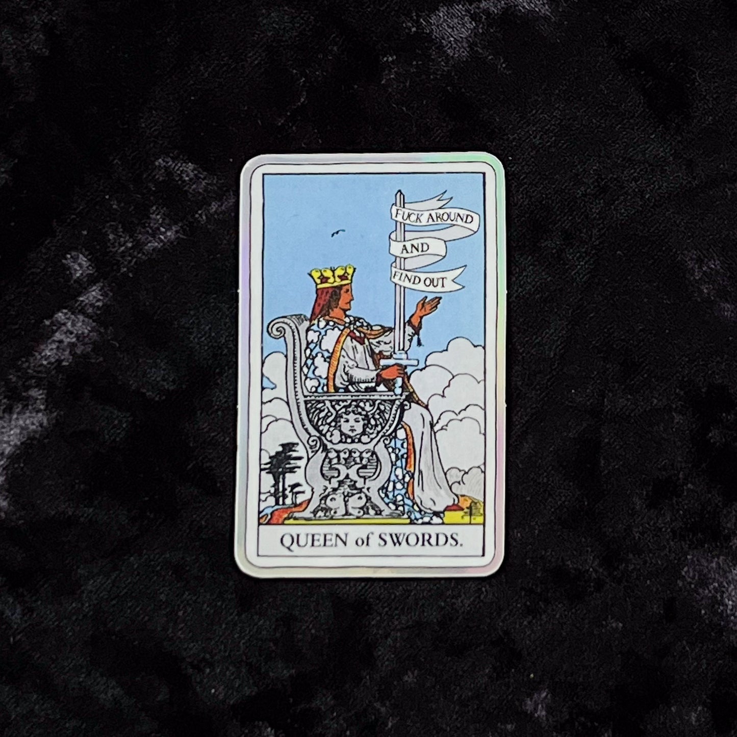 Queen of Swords Sticker