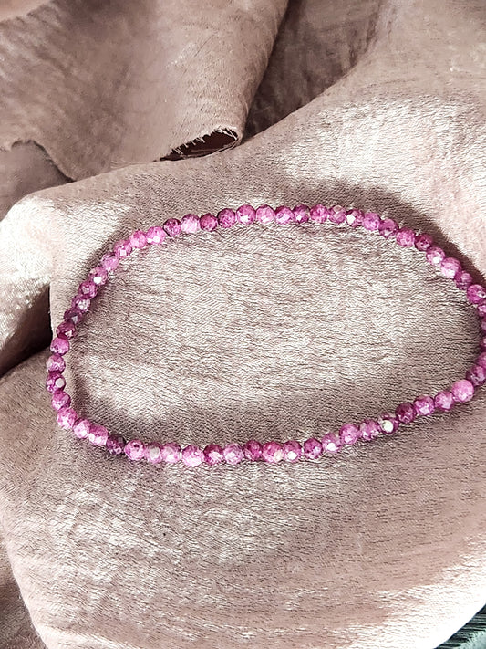 Ruby 3mm Bracelet