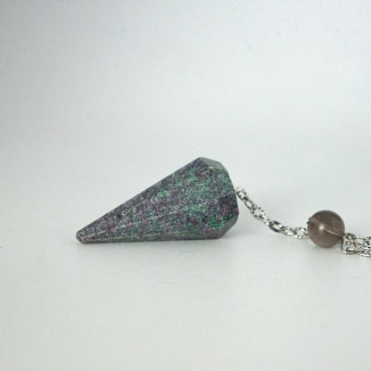 Ruby Fuchsite Pendulum