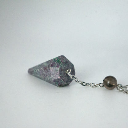 Ruby Fuchsite Pendulum