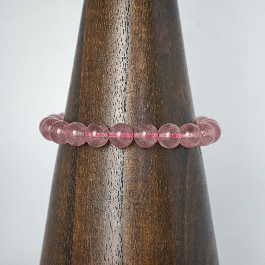 Strawberry Quartz Bracelet (8mm)