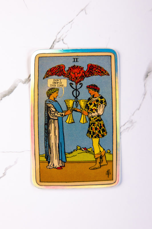 Two of Cups Sticker