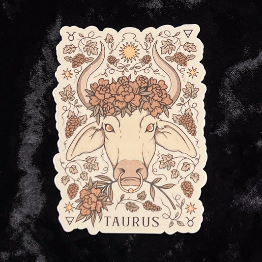 Taurus Symbol Sticker