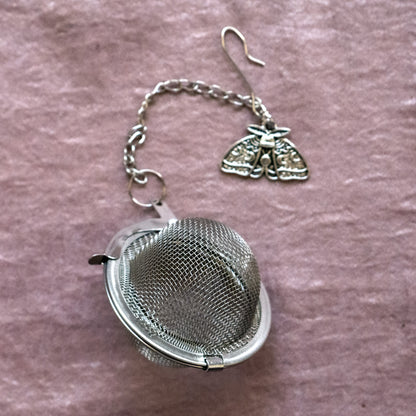 Tea Strainer with Moth Charm