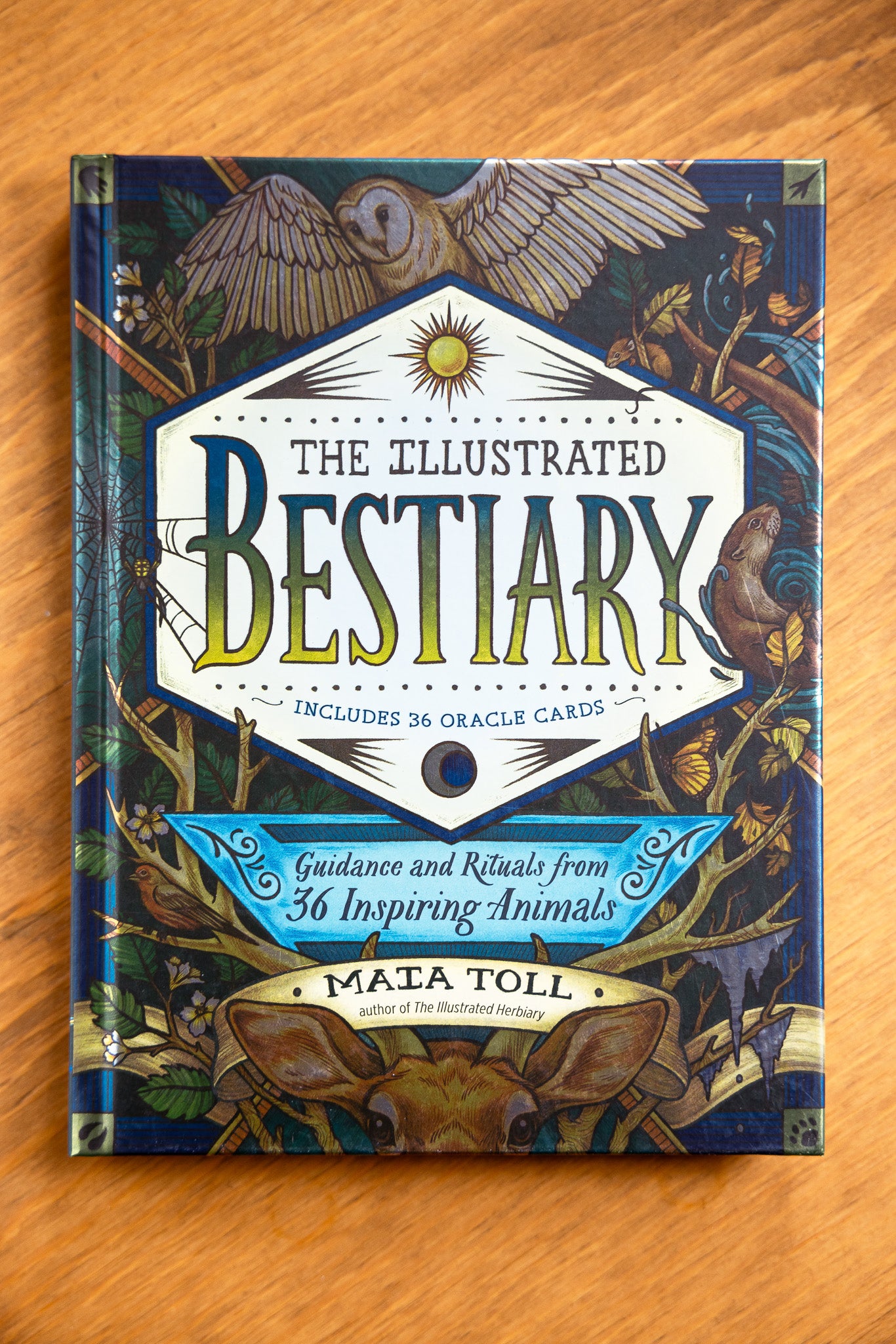 The Illustrated Bestiary: Guidance and Rituals from 36 Inspiring Animals by Maia Toll