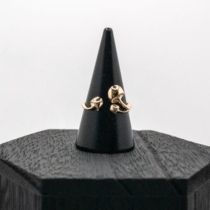 Triple Mushroom Ring Adjustable