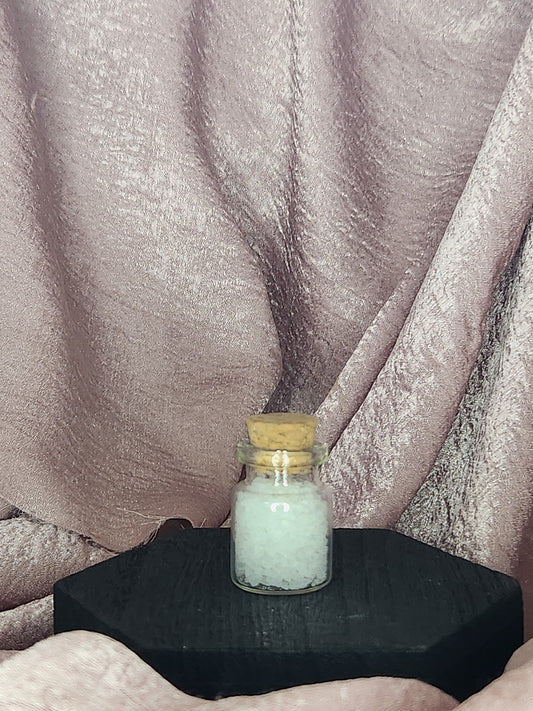 White Salt Mini Spell Jar