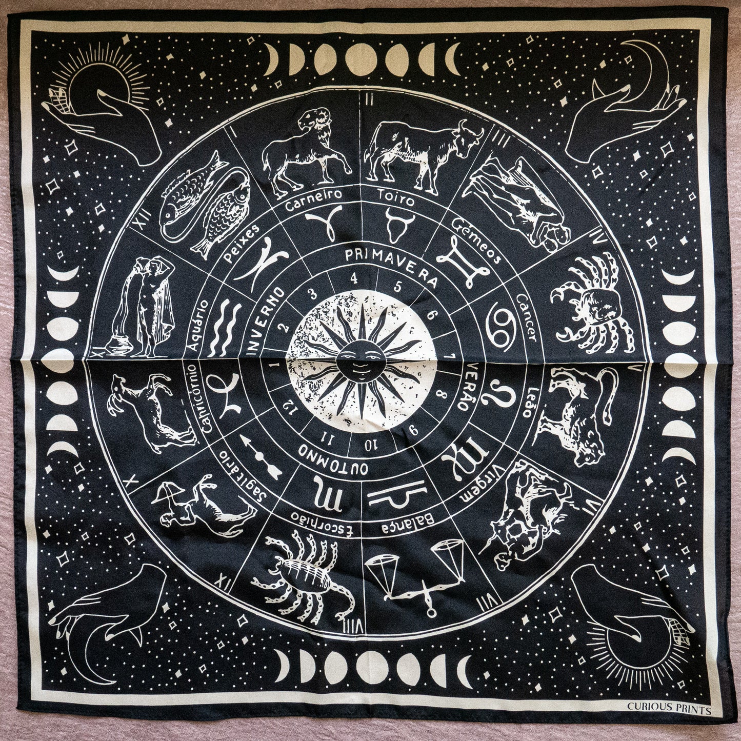 Zodiac Silk Scarf